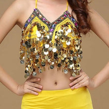 Load image into Gallery viewer, Sequin Halter Bra Top
