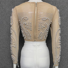 Load image into Gallery viewer, Top 2023 New Beading Mesh Sleeve
