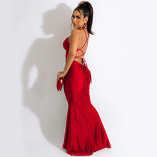 Load image into Gallery viewer, Sexy Satin Backless Long
