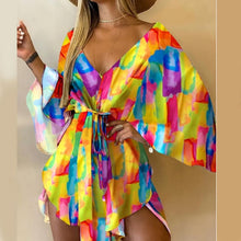 Load image into Gallery viewer, Loose Beach Cover Up Dress
