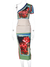 Load image into Gallery viewer, 2023 Summer Crop Tops Midi Skirt
