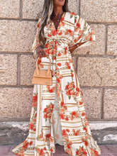 Load image into Gallery viewer, Summer Print Boho Long Cover-Up
