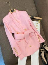 Load image into Gallery viewer, New Arrival European Blazer With Belt
