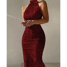 Load image into Gallery viewer, Sleeveless Glitter Bodycon
