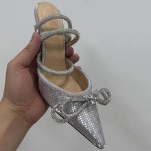 Load image into Gallery viewer, Sexy Ankle strap Rhinestones
