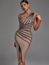 Load image into Gallery viewer, One Shoulder Bandage Dress 2022
