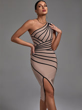 Load image into Gallery viewer, One Shoulder Bandage Dress 2022
