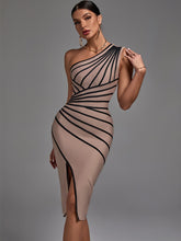 Load image into Gallery viewer, One Shoulder Bandage Dress 2022
