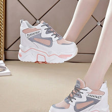 Load image into Gallery viewer, New White High Heels Sneakers
